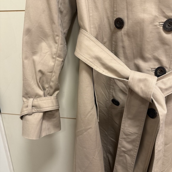 Hobbs London Trench Coat Saskia Sz 8 Women Cream/Beige - Picture 5 of 11